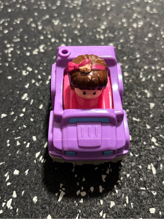 Fisher-Price Other - Fisher Price Little People Wheelies Purple Car Driver MIA Toy